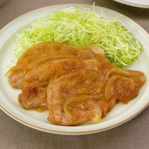 「豚ロースと玉ねぎの生姜焼き」のレシピ動画